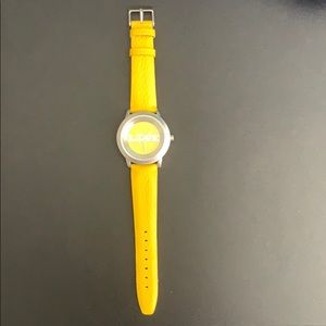LuckyBrand Yellow leather watch